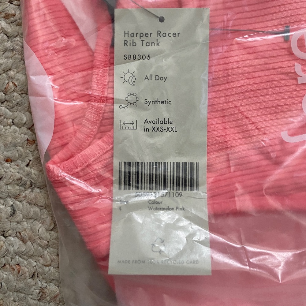 Sweaty Betty Harper Racer Rib Tank - Picture 5 of 7